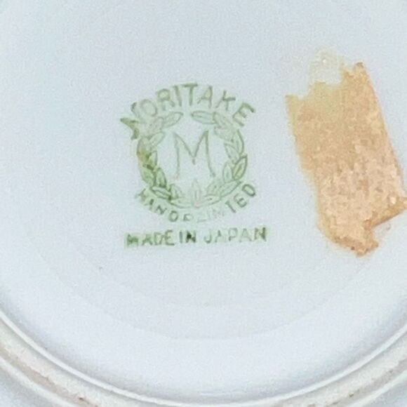 Antique Noritake Hand Painted Floral Bowl With Gold Trim Japan Made CottageCore - Picture 9 of 9